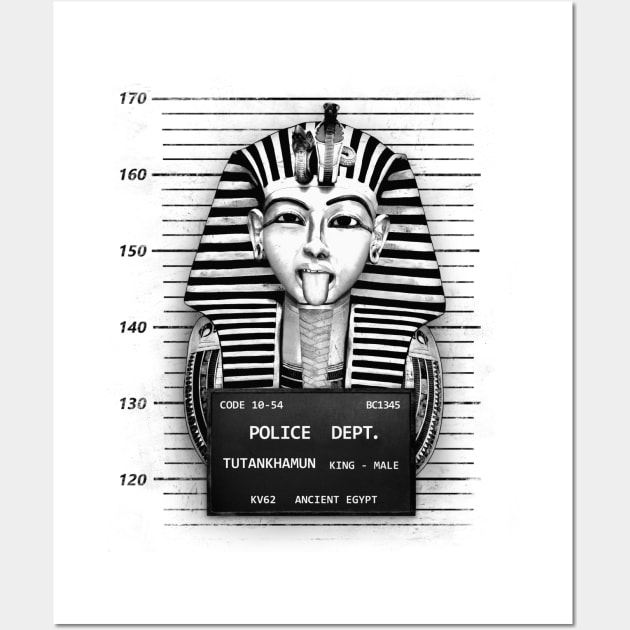 Tut Mugshot Wall Art by OogaBooga